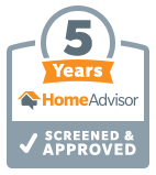 5 Years Seal of Approval HomeAdvisor 